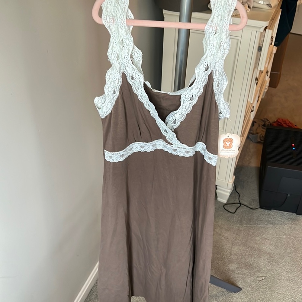 Belabumbum Lace Tank Nightgown NWT Size S